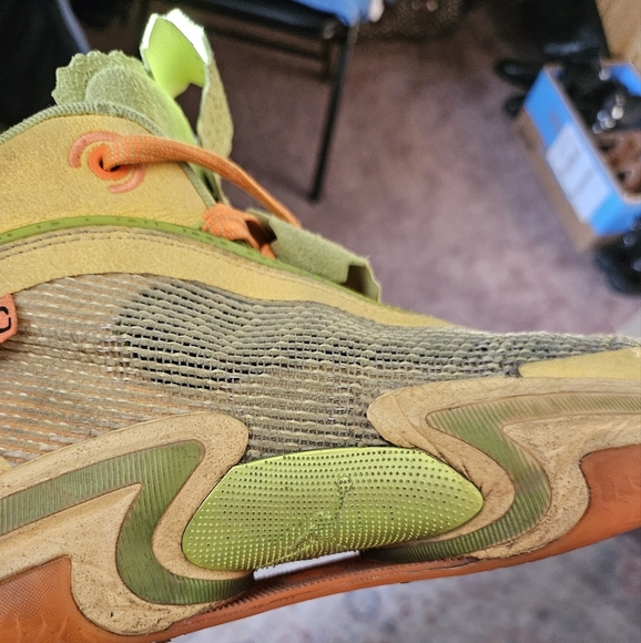 Nike Air Taco Jay Men's Bright Yellow and Orange Sneakers. Size 8 - Picture 9 of 9